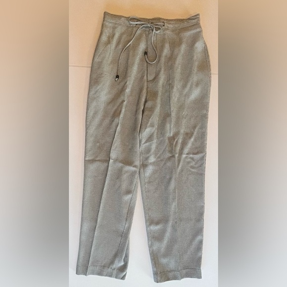 VINTAGE STEPHANIE PARKS‎ High Waist Black & White Pattern Mom Pants 90s Medium - Picture 4 of 15